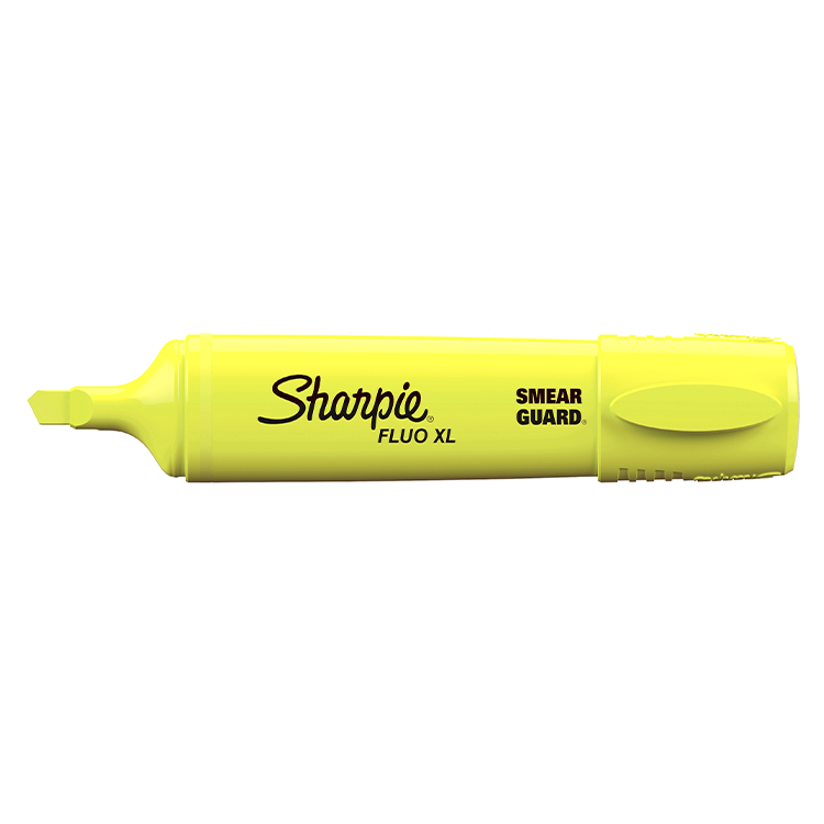 Sharpie Fluo XL Highlighter Yellow - Box of 12