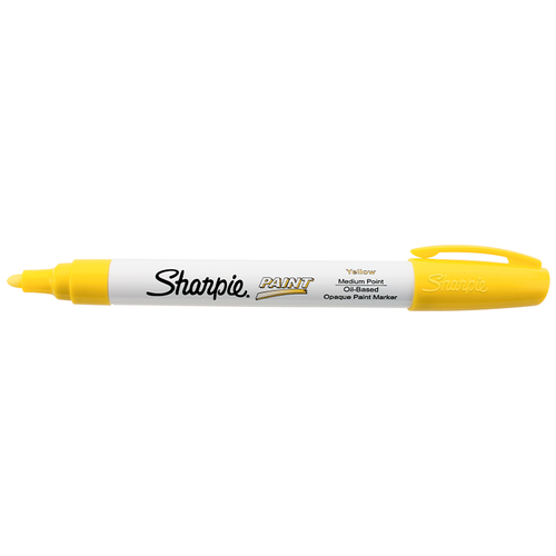 Sharpie Oil-Based Paint Marker Medium Point Yellow - Box of 12