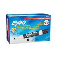Expo Dry Erase Whiteboard Marker Bullet Tip Black - Box of 12